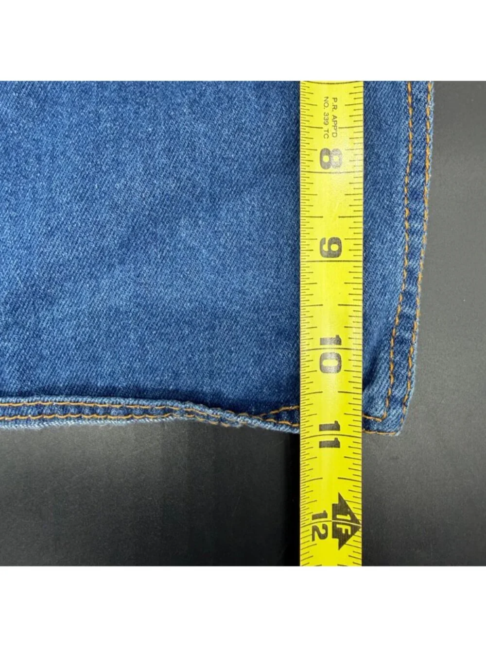 Vintage Placemats Handmade Denim Pockets County Western Retro Table Linens Blue